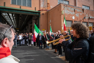 Genova, Campi - stabilimento ansaldo - celebrazioni 25 aprile co