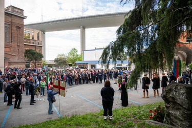 Genova, Campi - stabilimento ansaldo - celebrazioni 25 aprile co