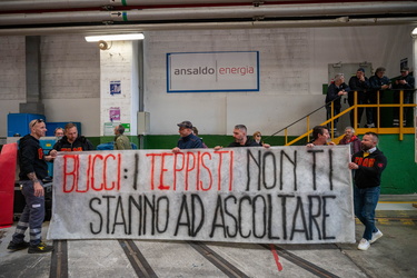 Genova, Campi - stabilimento ansaldo - celebrazioni 25 aprile co