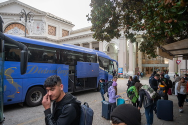 Genova, stazione Principe - secondo weekend con autobus sostitut