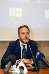 Genova, regione liguria - conferenza stampa Alessandro Piana