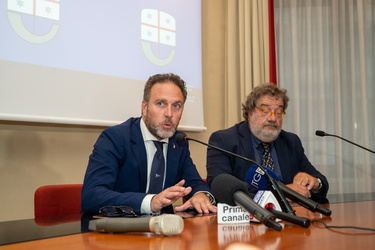 Genova, regione liguria - conferenza stampa Alessandro Piana
