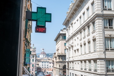 Genova, agosto - alte temperature, caldo estivo