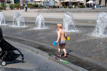 Genova, agosto - alte temperature, caldo estivo