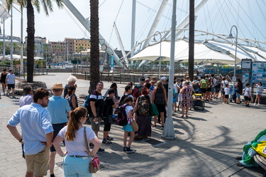 Genova, agosto - alte temperature, caldo estivo