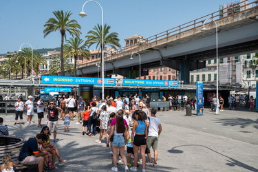 Genova, agosto - alte temperature, caldo estivo