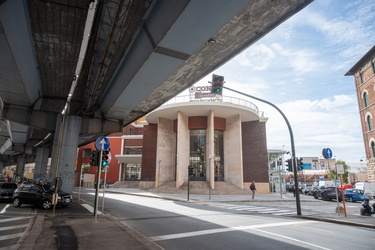 Genova, ex mercato del pesce piazza Cavour - apertura supermerca