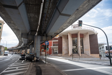 Genova, ex mercato del pesce piazza Cavour - apertura supermerca