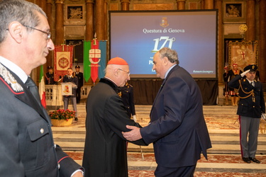 Genova, palazzo ducale - festa della polizia, 171 anniversario