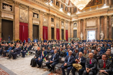 Genova, palazzo ducale - festa della polizia, 171 anniversario