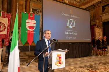 Genova, palazzo ducale - festa della polizia, 171 anniversario