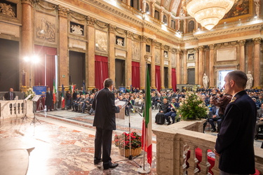 Genova, palazzo ducale - festa della polizia, 171 anniversario