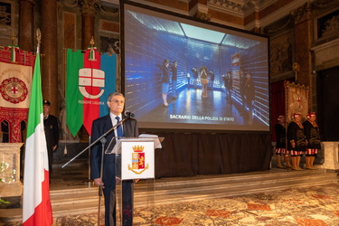 Genova, palazzo ducale - festa della polizia, 171 anniversario