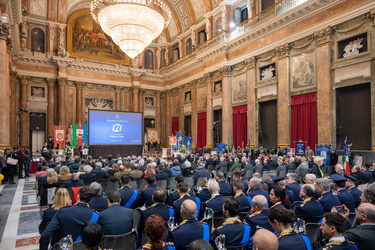 Genova, palazzo ducale - festa della polizia, 171 anniversario