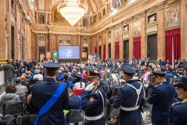 Genova, palazzo ducale - festa della polizia, 171 anniversario