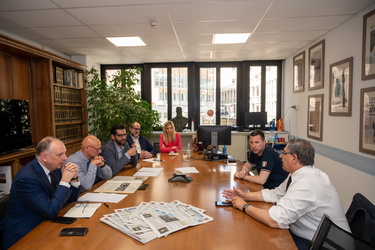 Genova - redazione secolo XIX - forum con governatore Toti e ass