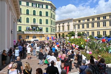 Genova, Pegli, chiesa Immacolata - funerale bambina 5 anni tragi