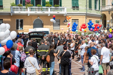 Genova, Pegli, chiesa Immacolata - funerale bambina 5 anni tragi