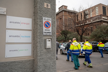 Genova, Campi - manifestazione lavoratori Ansaldo Energia