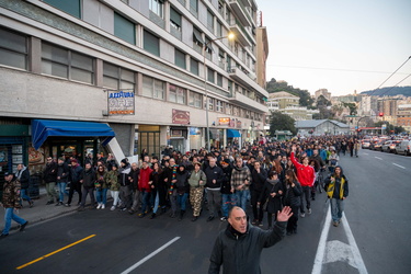 Genova, manifestazione contro lo sgombero del centro sociale Zap