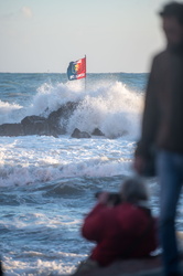 Genova, mareggiata e forte vento