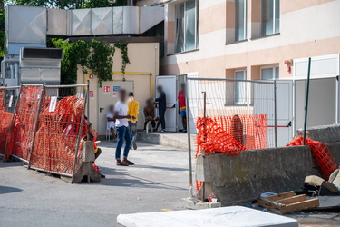 Genova, San Benigno - centro temporaneo migranti