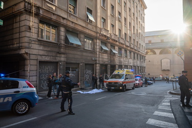 Genova, via Polleri - omicidio in strada