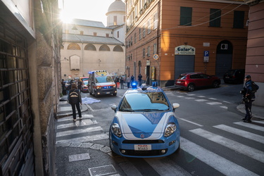 Genova, via Polleri - omicidio in strada