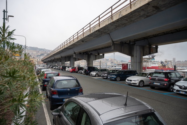 Genova, primo giorno ordinanza anti-smog