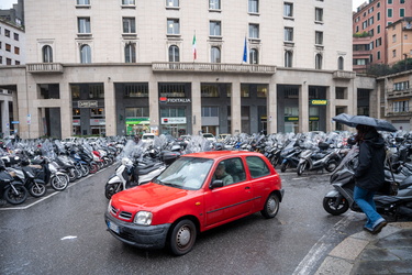 Genova, primo giorno ordinanza anti-smog