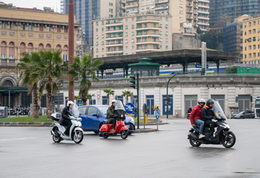 Genova, primo giorno ordinanza anti-smog