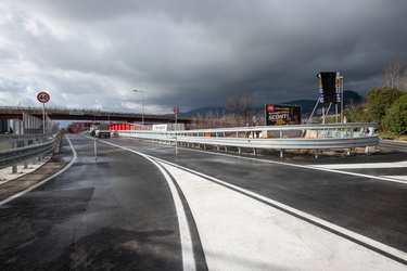 Genova, Sestri ponente - inaugurazione viadotto per aeroporto