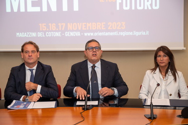 Genova, palazzo regione - presentazione edzione 2023 festival Or