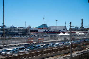 Genova, traffico nel primo sabato di Agosto