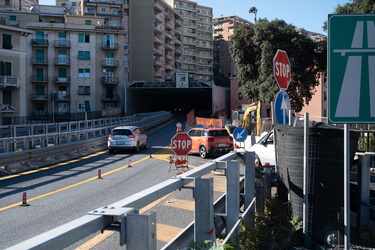 Genova, traffico nel primo sabato di Agosto