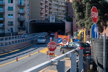 Genova, traffico nel primo sabato di Agosto