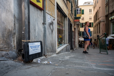 Genova, centro storico - trappole topi derattizzazione