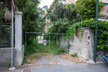 Genova , Albaro - via Bosio 2 - palazzo in costruzione