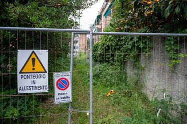 Genova , Albaro - via Bosio 2 - palazzo in costruzione