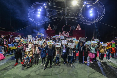 Gravity Circus solidarieta Ucraina Palestina