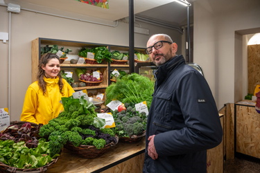 Genova, via del Campo - apertura nuovo mercatino coperto di Cold