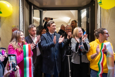 Genova, via del Campo - apertura nuovo mercatino coperto di Cold
