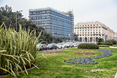 ponteggi Questura