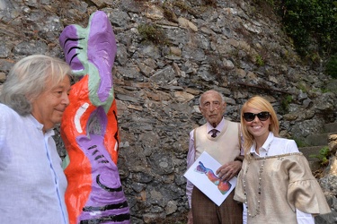 Portofino, Settembre 2014 - Gillo Dorfles inaugurata opera museo