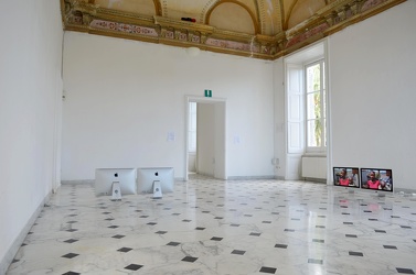 Genova - museo di arte contemporanea di Villa Croce - la mostra 