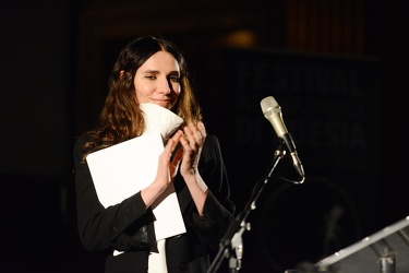 Genova, palazzo Ducale - reading di Pj Harvey