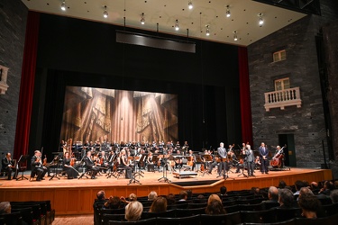 Genova, teatro carlo felice, concerto per vittime ponte morandi