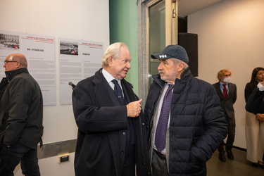 Genova, museo Galata - inaugurazione mostra fotografica di Franc