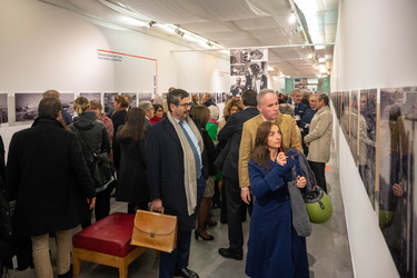 Genova, museo Galata - inaugurazione mostra fotografica di Franc