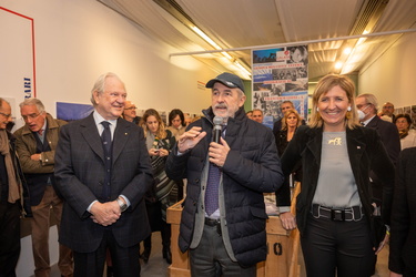 Genova, museo Galata - inaugurazione mostra fotografica di Franc